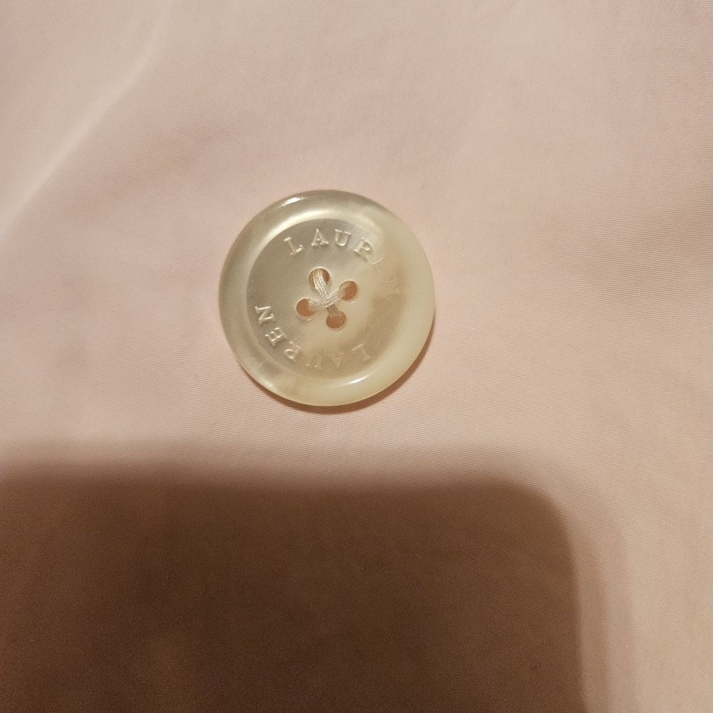 Lauren Ralph Lauren Blush Double-Breasted Trench Coat - Picture 8 of 8